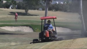 Desert Golf Course Over Seeding