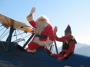 Santa Fly in and Winter Fun Land