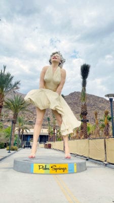 Marilyn Monroe Statue in Palm Springs