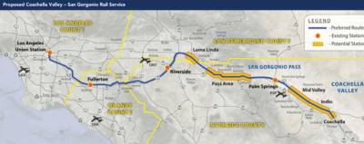 Proposed Train Route