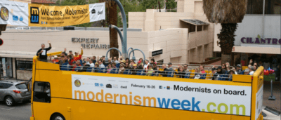 Modernism Week 2023 Double Decker Bus Tour